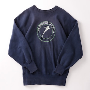 【逸品】90s champion Reverse Weave Crew THE SPORTS CLUB Vintage／ヴィンテージ チャンピオン リバースウィーブ 地厚 スウェット スポーツクラブ LA  USA製 ネイビー ビッグサイズ XL