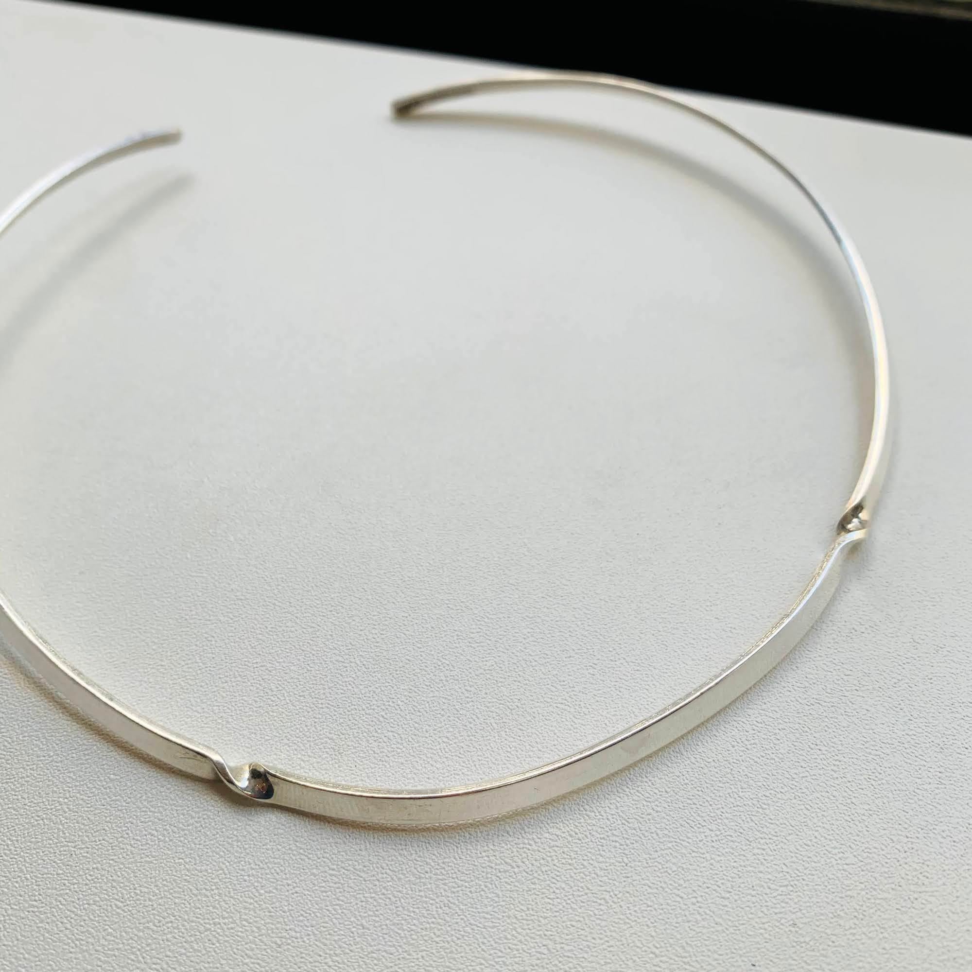 Mexico シルバー925・W3.5mm ツイストチョーカー | Milo Mexico シルバー925・W3.5mm ツイストチョーカー | Milo