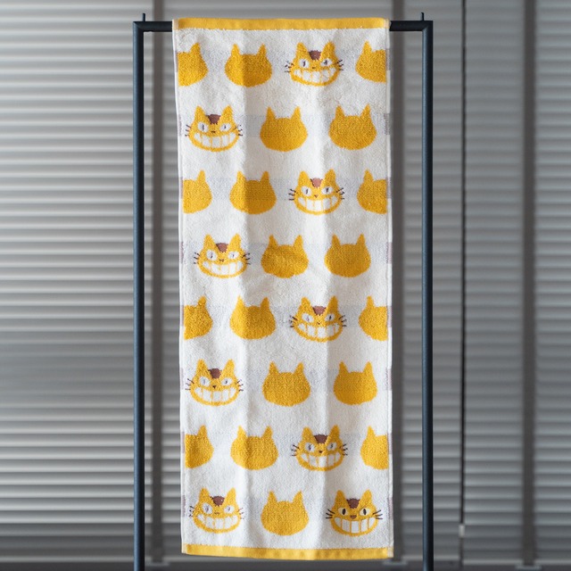 となりのトトロ　フェイスタオル（にんまりネコバス）