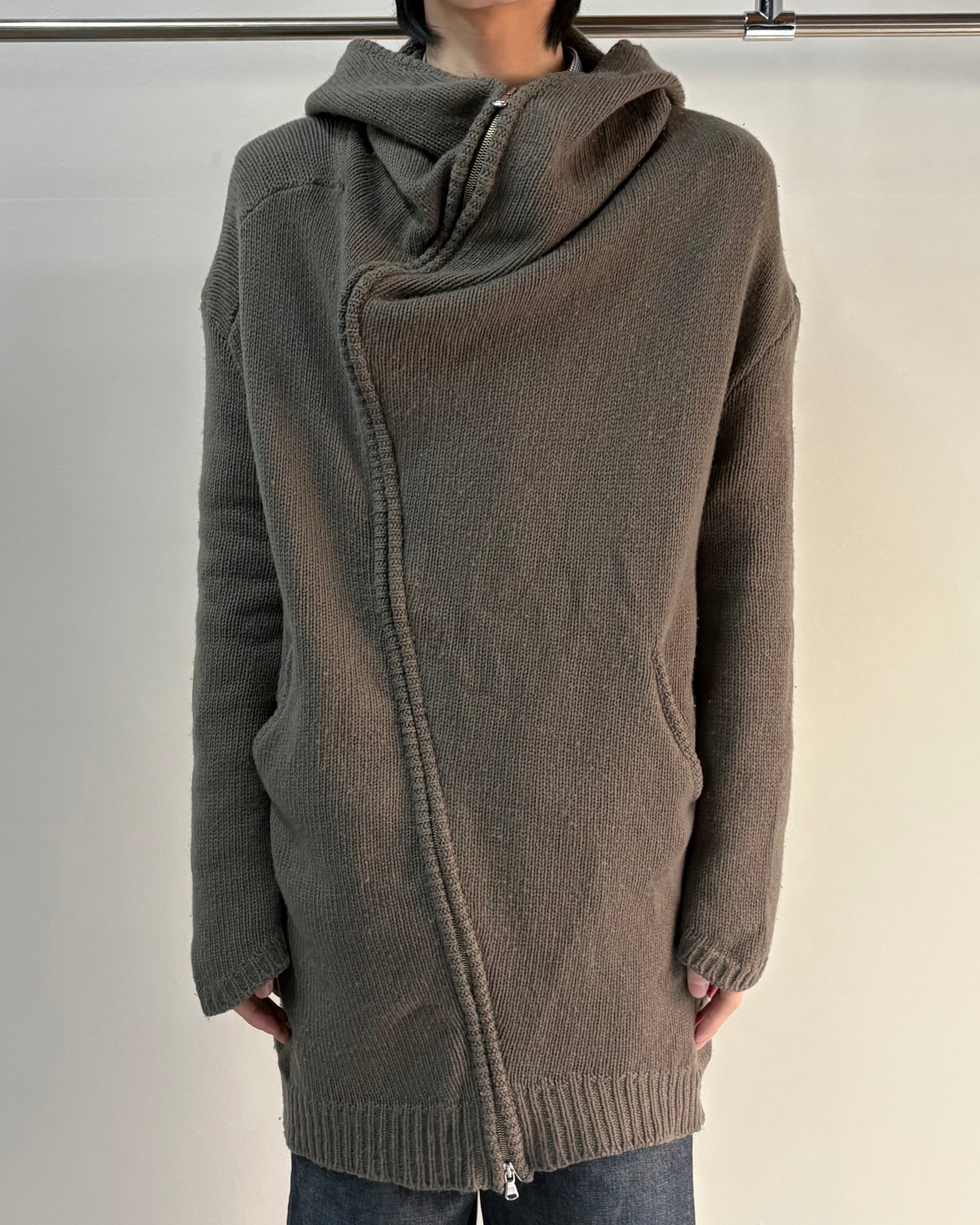 DAMIR DOMAジップフーディー DAMIR DOMA】zip up knit hoodie | blendmarket