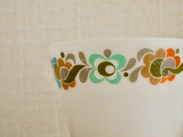 イギリス＊ビンテージ＊JAJ＊Old Pyrex＊オールドパイレックス