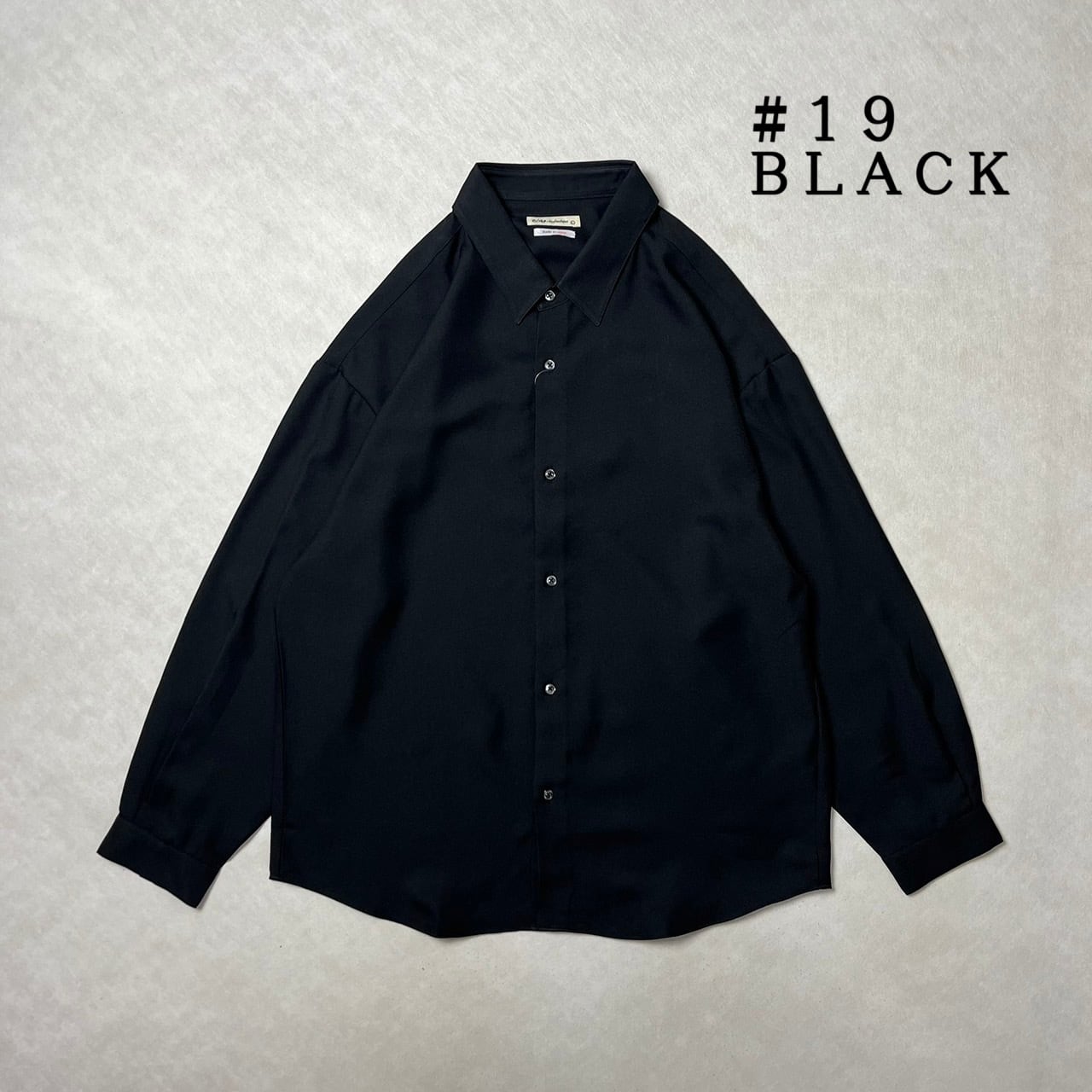 日本製】【定番】リフラクスとろみシャツ ルーズフィット CIAO 221-00