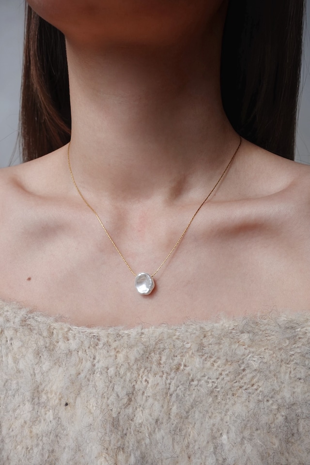 Geometry pearl necklace