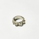Vintage 925 Silver Studs Bijoux Ring