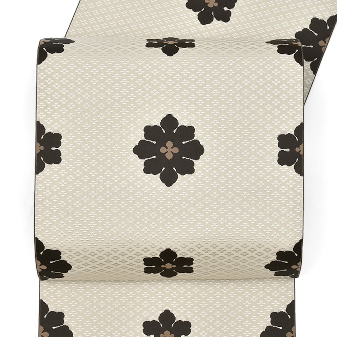 名古屋帯]博多織 名門 西村織物 謹製 伝統工芸士 作 捩り織 網捩り段