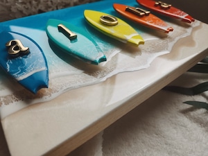 399.オーシャンレジンアート alohaパネル