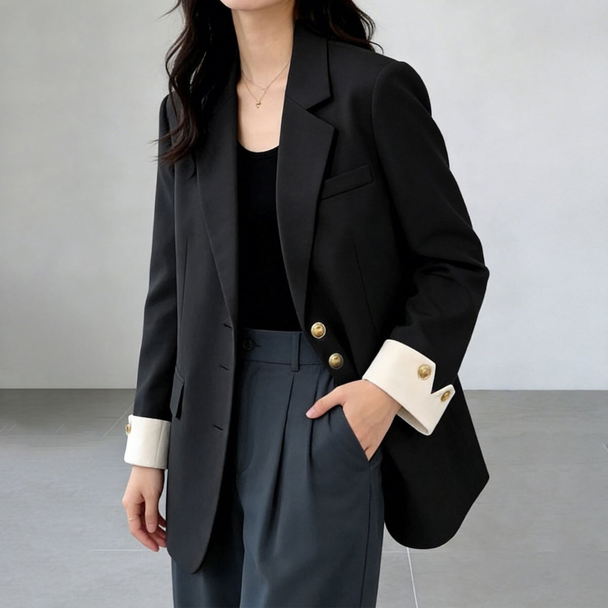 テーラード ジャケット アウター レディース 春夏秋 韓国 きれいめ 大人 シンプル ビジネス 通勤 オフィス OL 入学式 卒業式 入園式 卒園式 羽織り フォーマル ゆったり 大人可愛い 大人女子