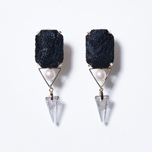 TRIANGLE BIJOU CRYSTAL STUDS EARRINGS