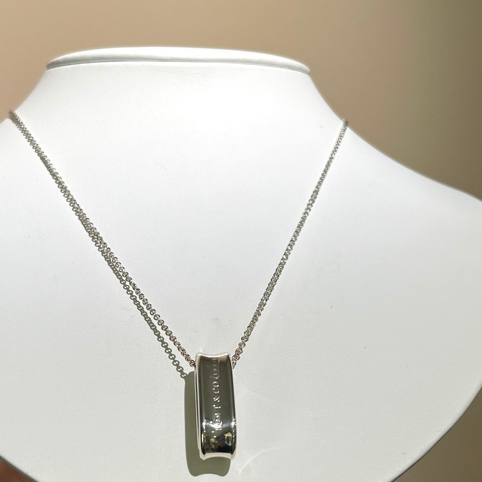 TIFFANY&CO.】T2844 ティファニー 1837 クッション ループ ネックレス