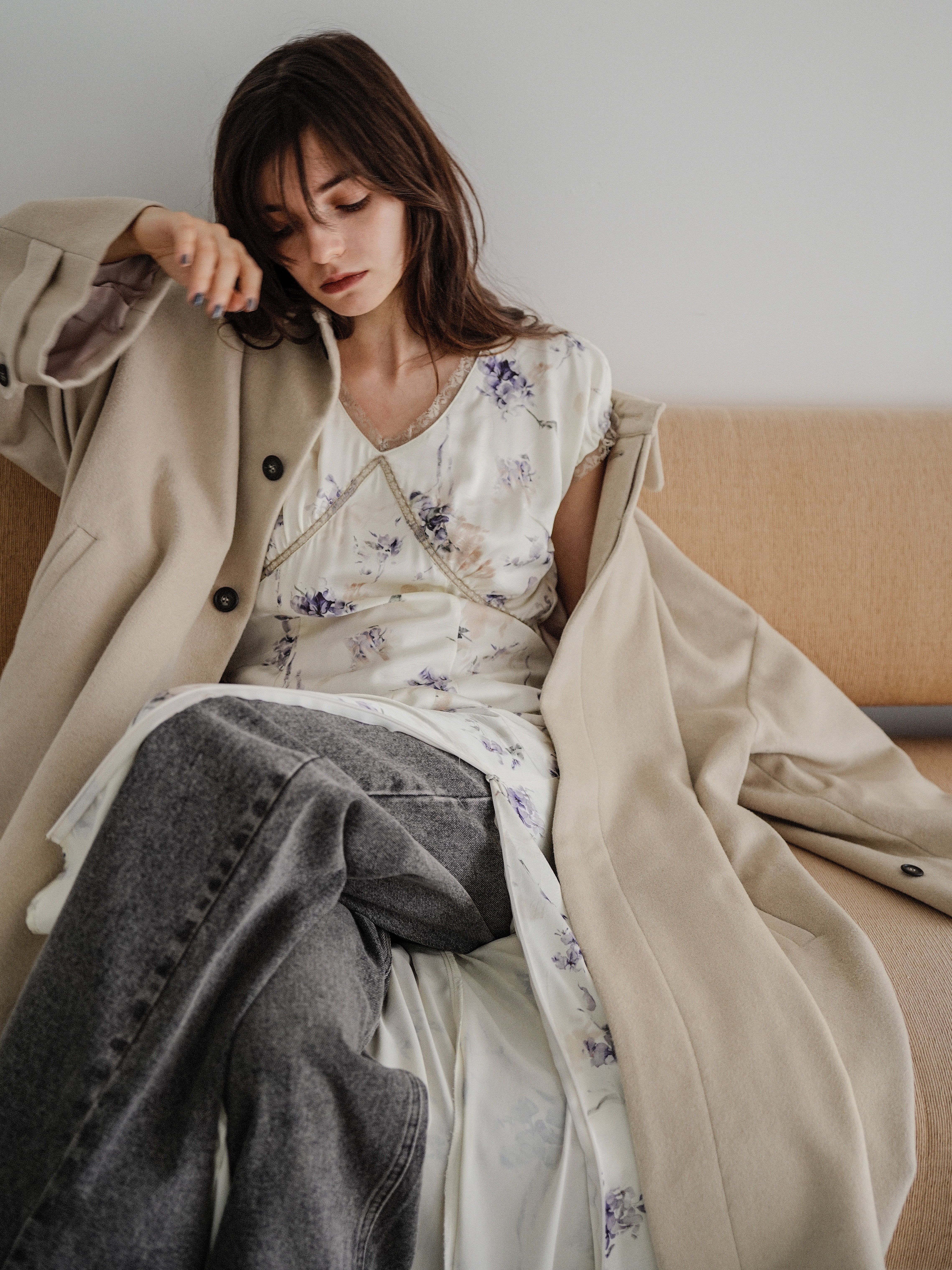 tent silhouette middle coat | Katrin TOKYO
