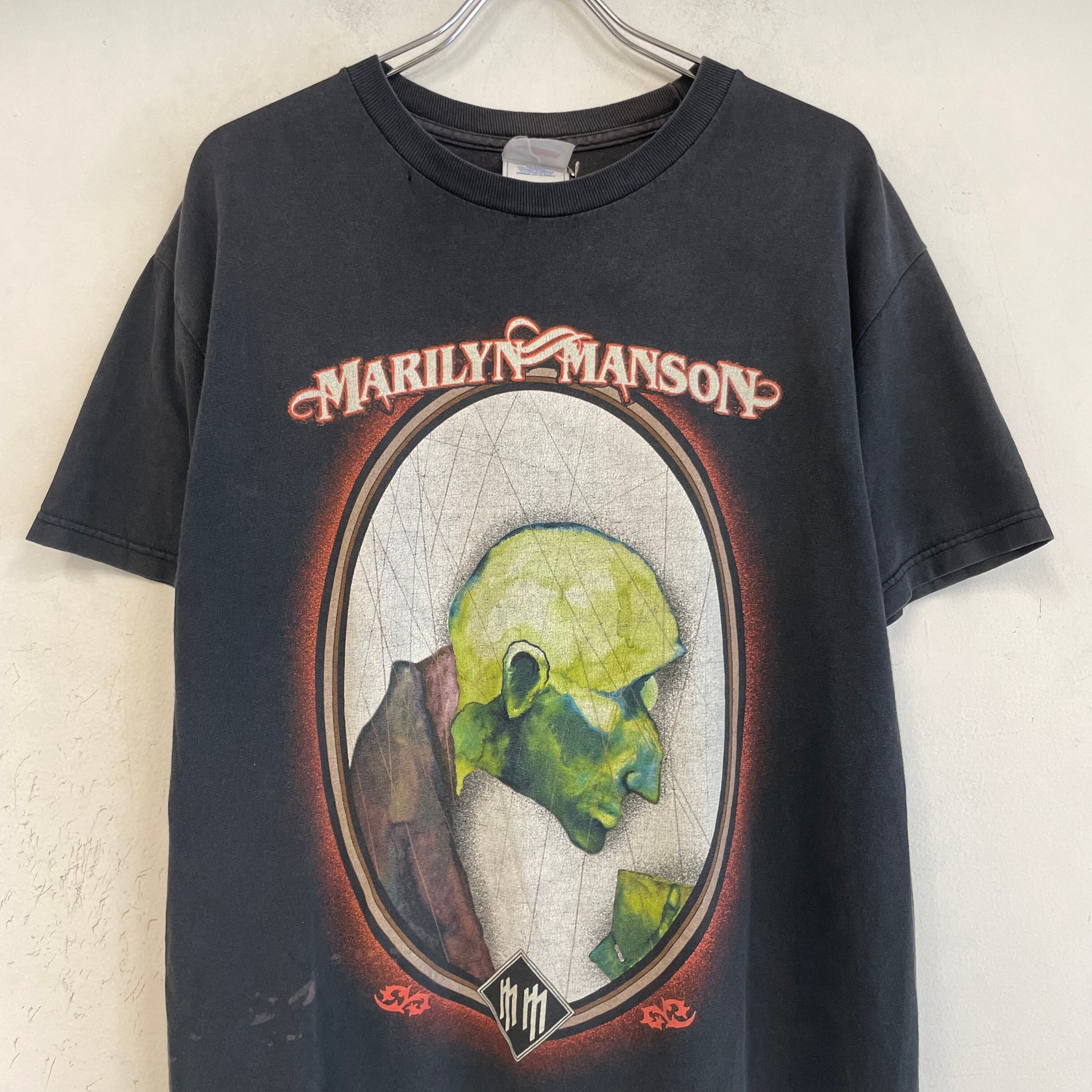 2003s Marilyn Manson used s/s tee SIZE:L S1 | one day store