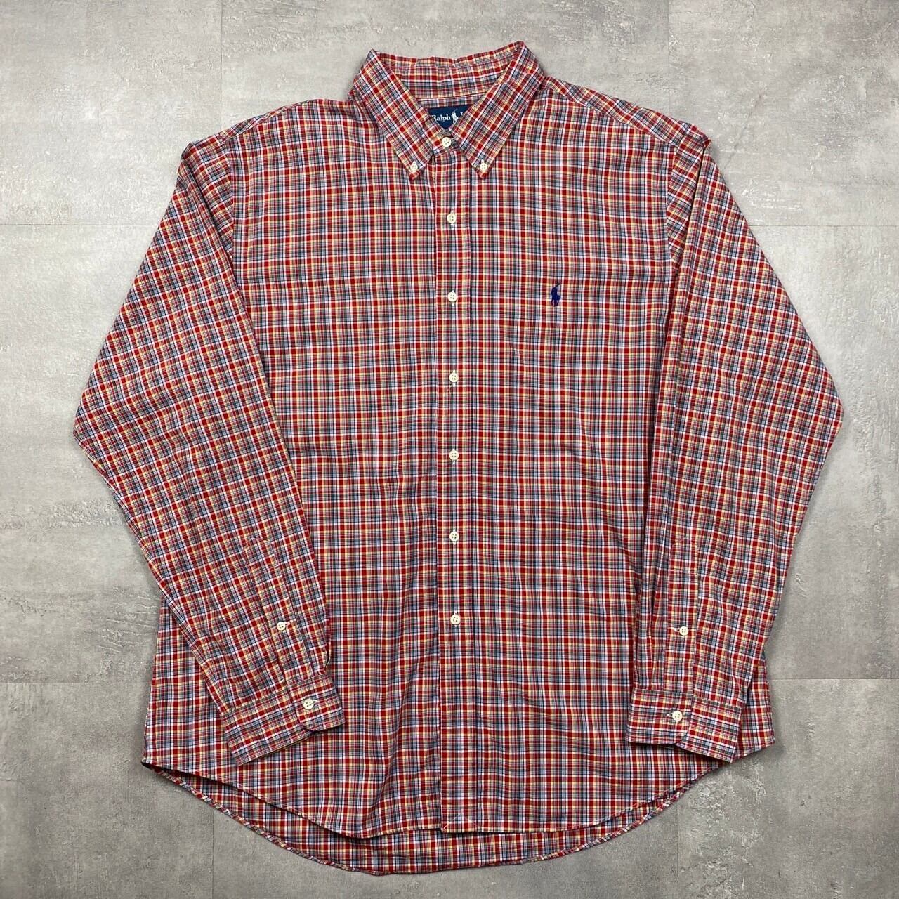 《XXL》Ralph Lauren ラルフローレン ボタンダウンシャツ チェック No.4198