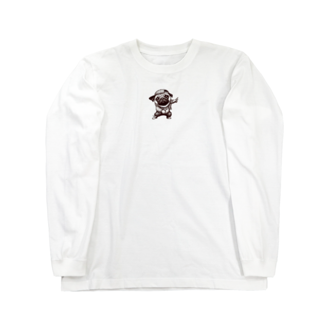 Hip Hop Pug Long Sleeve T-Shirt 6 Colors