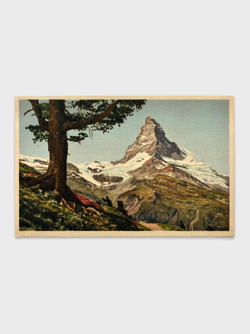 古い絵葉書（マッターホルン）｜Vintage Postcards from Europe