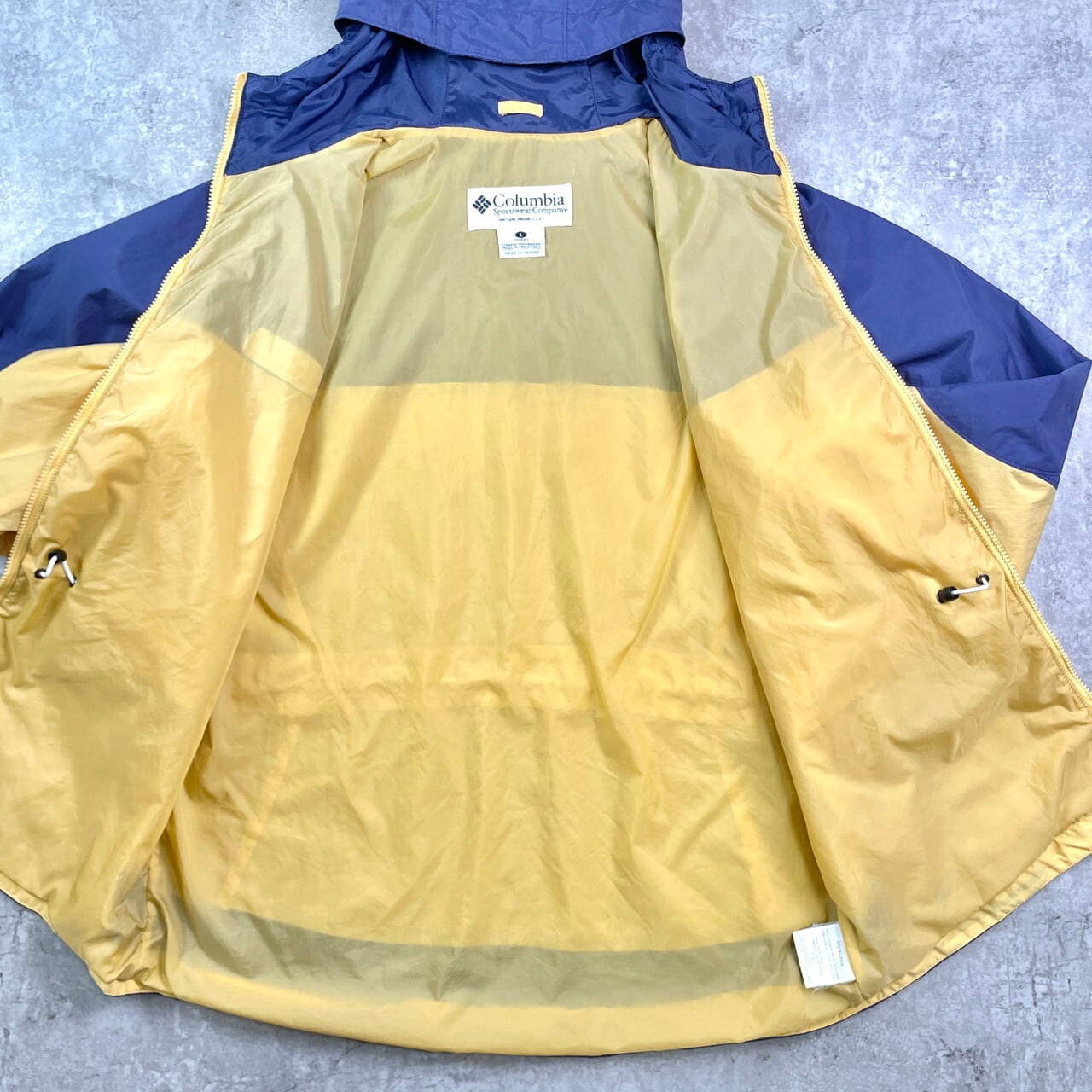 90年代 Columbia コロンビア ナイロンパーカー レディースXL メンズL