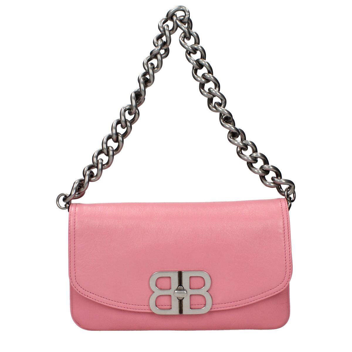 【新品】BALENCIAGA バレンシアガ レディース ショルダーバッグ レザー ピンク 7485982AAIY5812