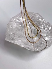 【SET】0.6mm × petal necklace