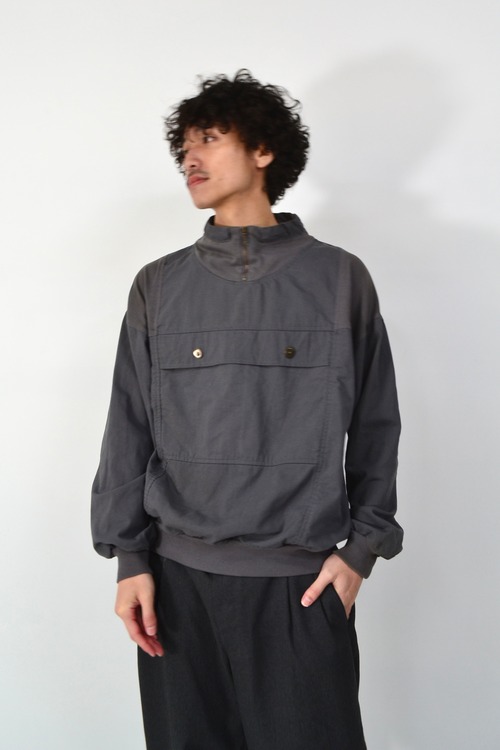 70s~80s Half zip pull over