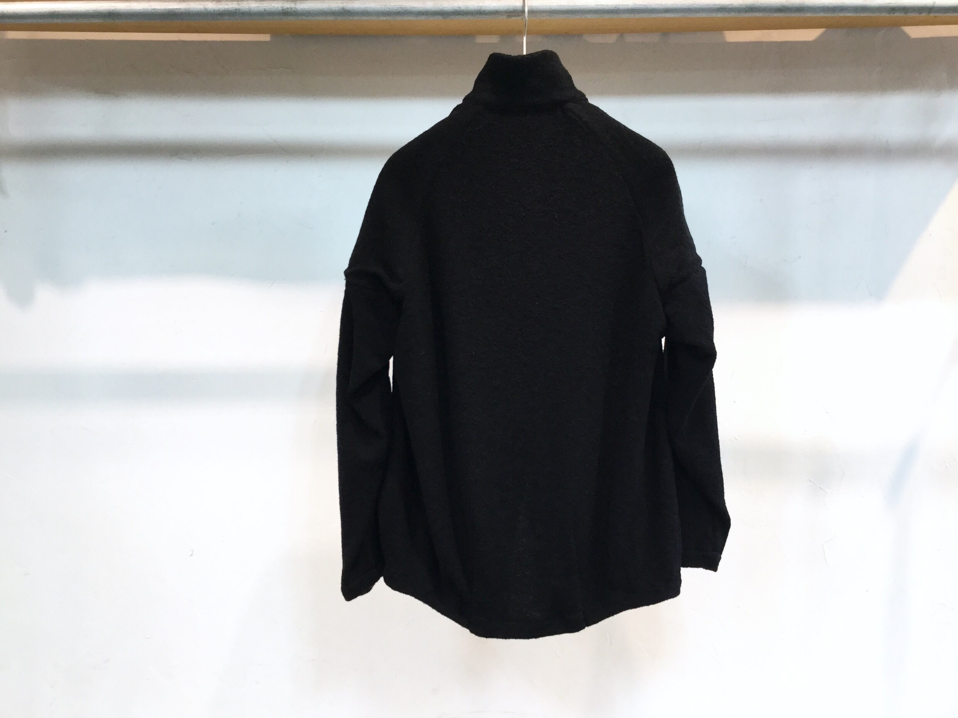 【美品】brusco.k ブルスコ ノーカラージャケット コットン ブラック 美品】brusco.k ブルスコ ノーカラージャケット コットン