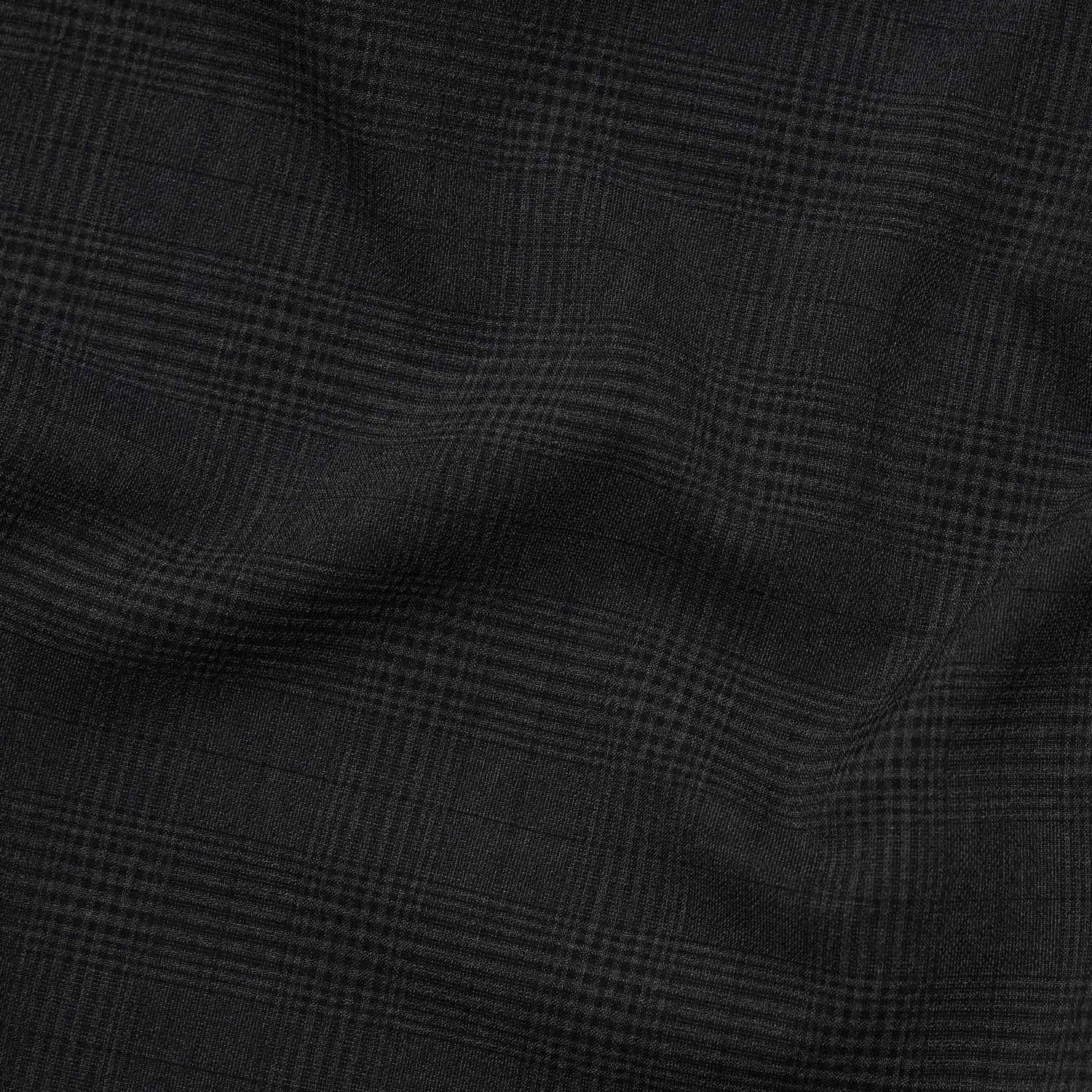 VOAAOV Chic Tech Tuck Wide Slacks CHARCOAL/CHECK | nua