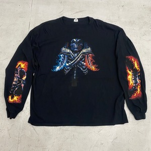 袖プリントロンT