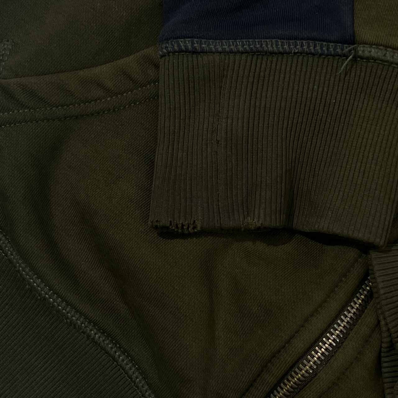 TOMMY HILFIGER トミーヒルフィガー ビッグデザイン スウェット パーカー XL/カーキ メンズ