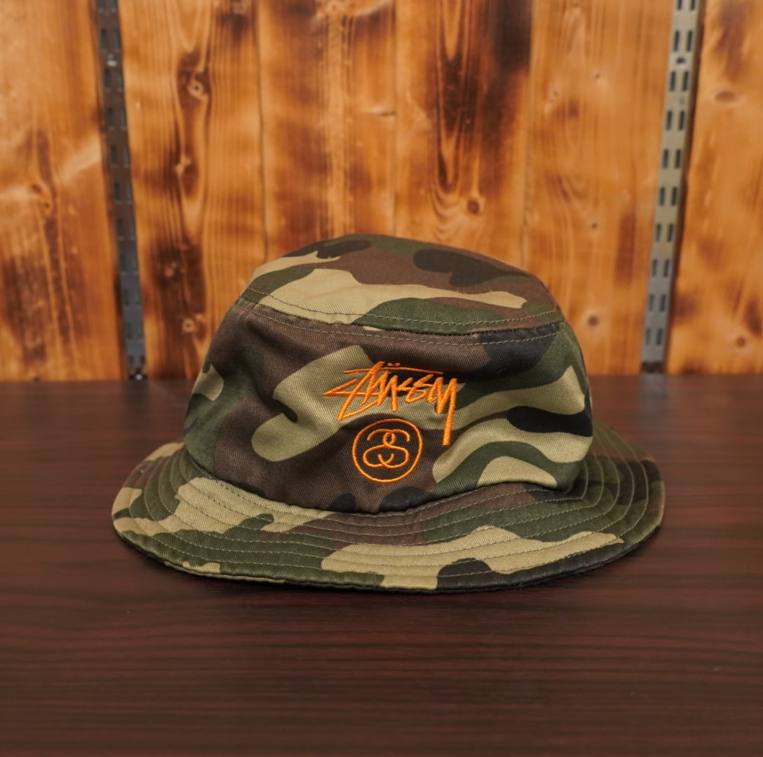 stussy 迷彩 バケットハット S/M ステューシー 帽子 | 古着屋 stussy 迷彩 バケットハット S/M ステューシー 帽子 | 古着屋