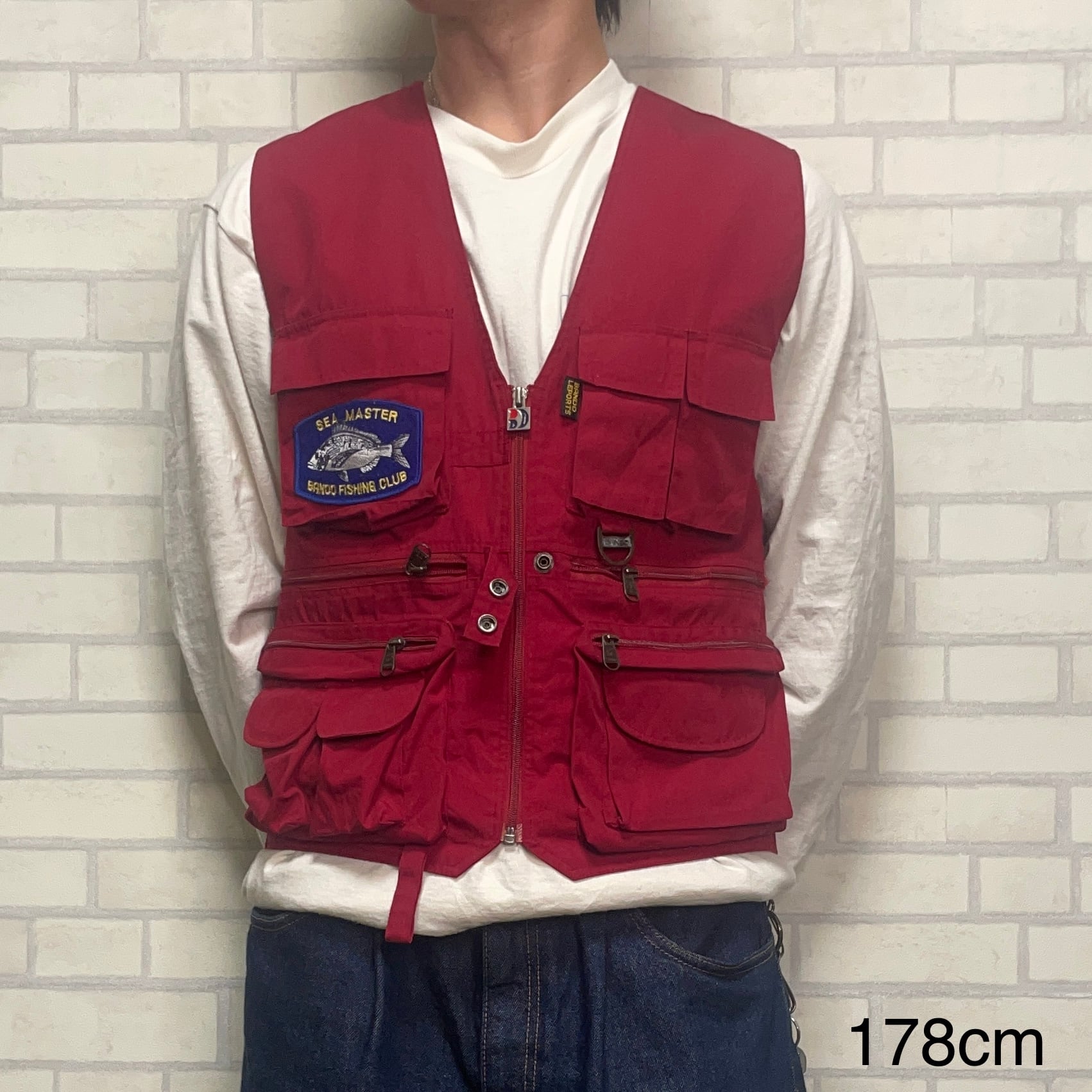 BANDO LEPORTS フィッシングベスト L ワッペン | 古着屋OLDGREEN