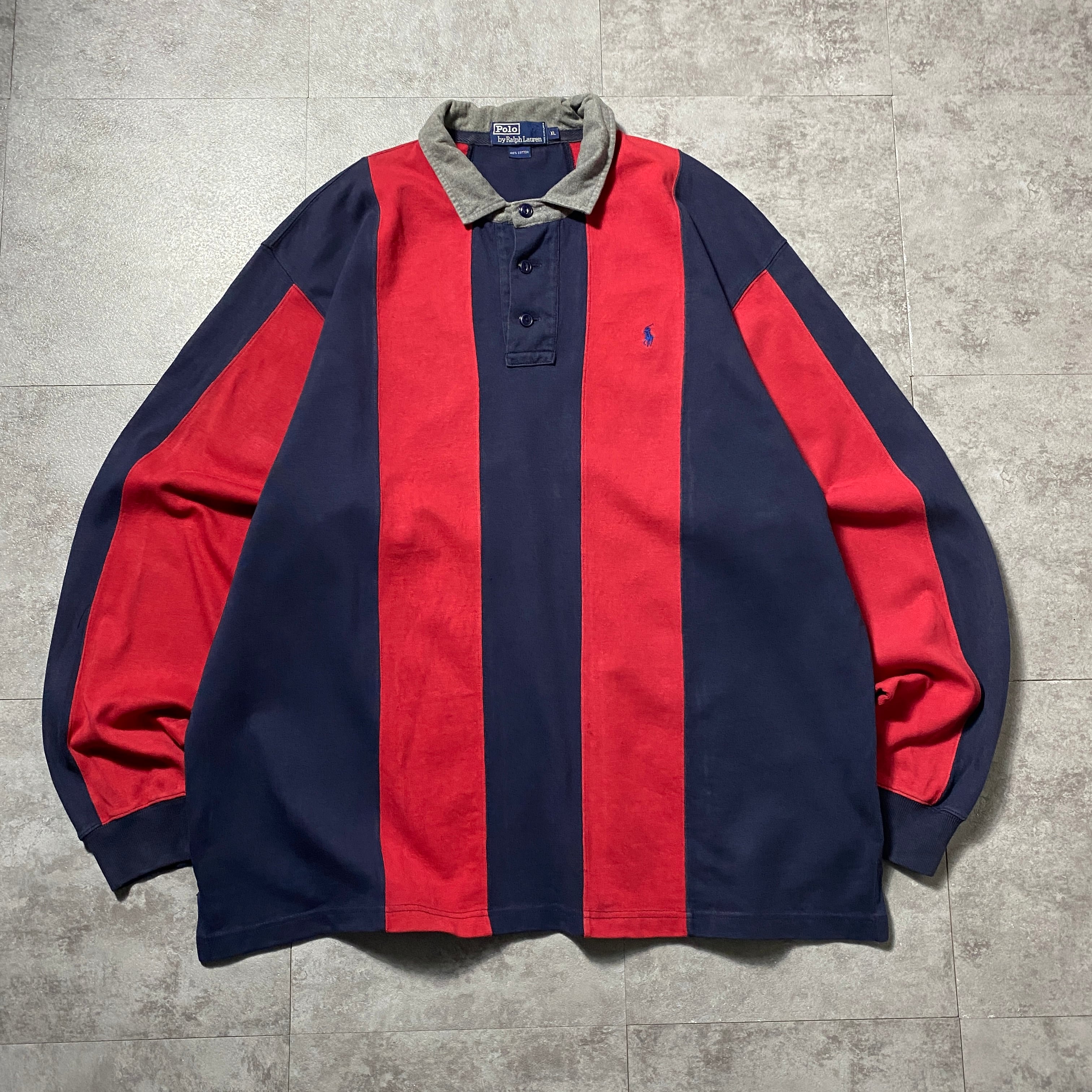Size.XL】90's Polo by Ralph Lauren ポロバイラルフローレン 刺繍ロゴ