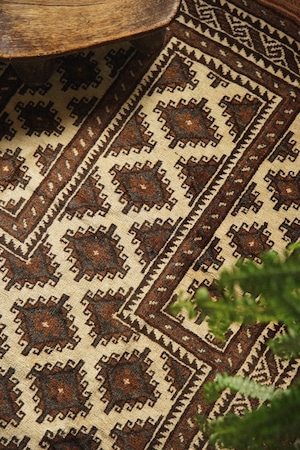 609 -Vintage Taimani prayer rug