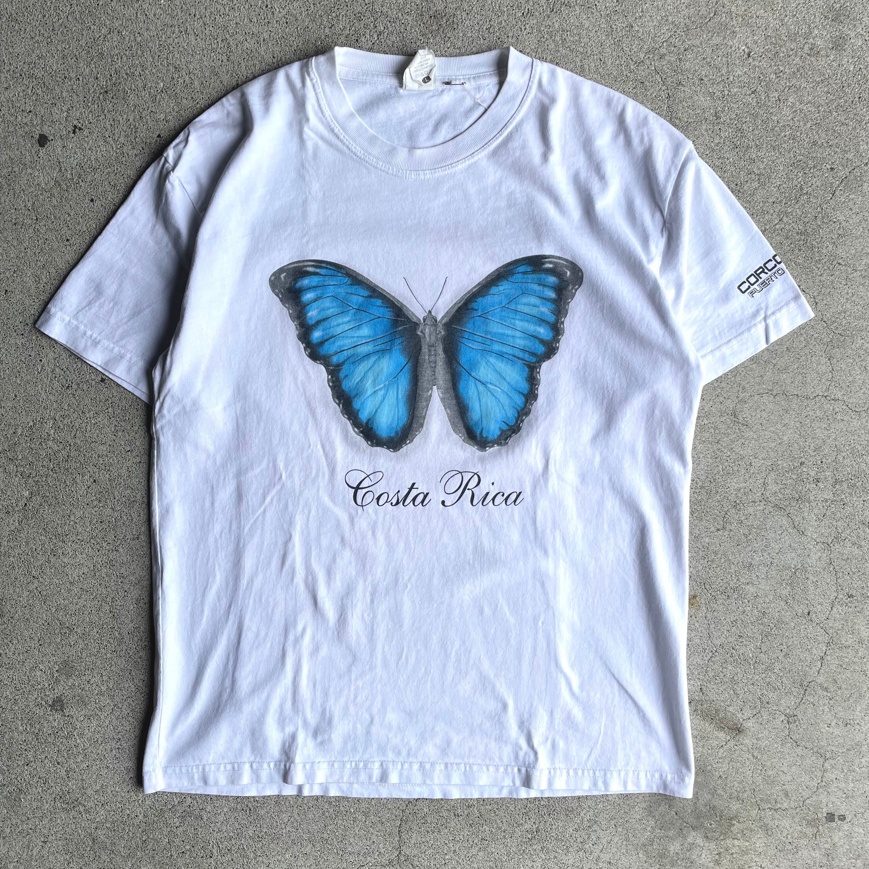 "00's butterfly motif t"