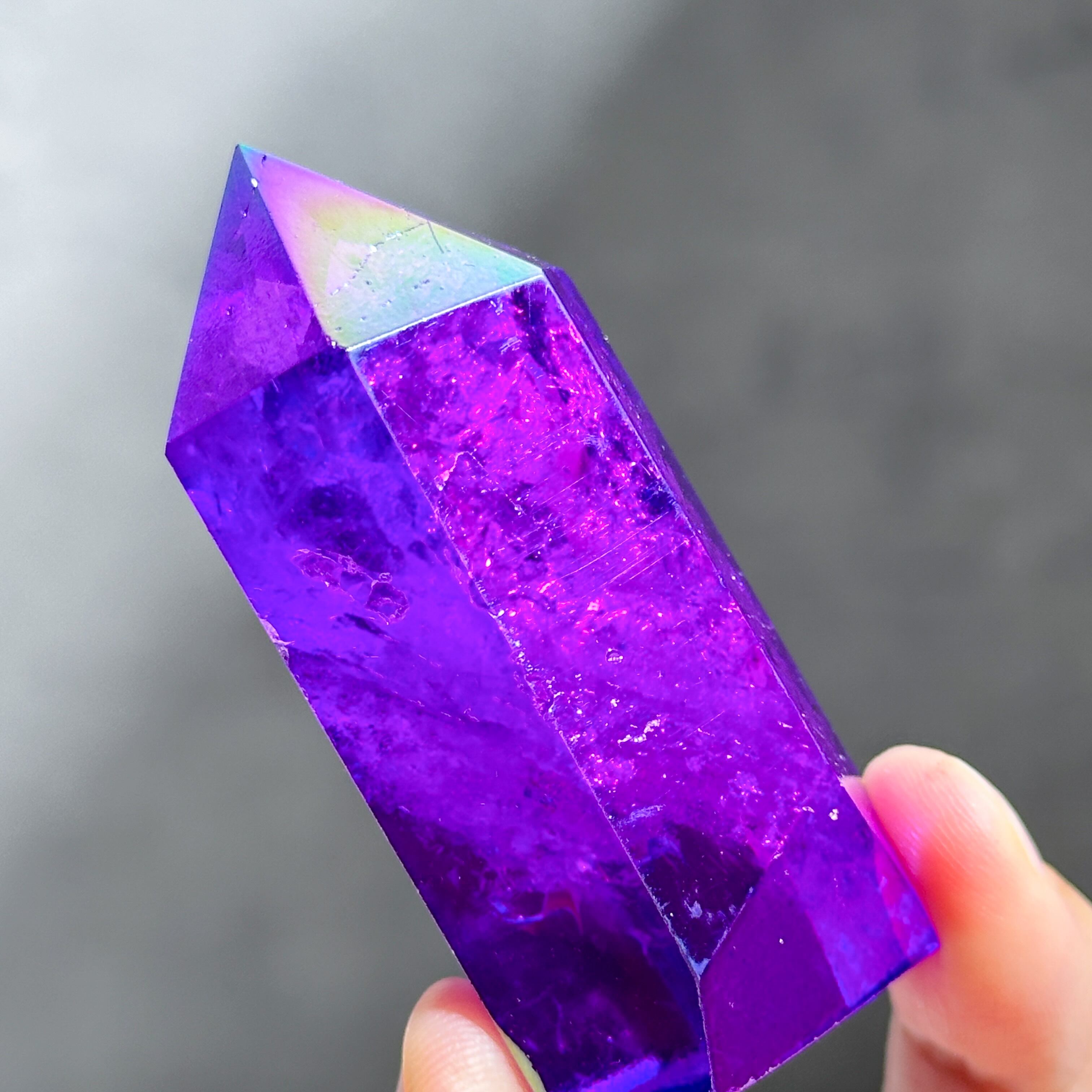 パープルオーラクォーツ ミニタワー22◇ Purple Aura Quartz