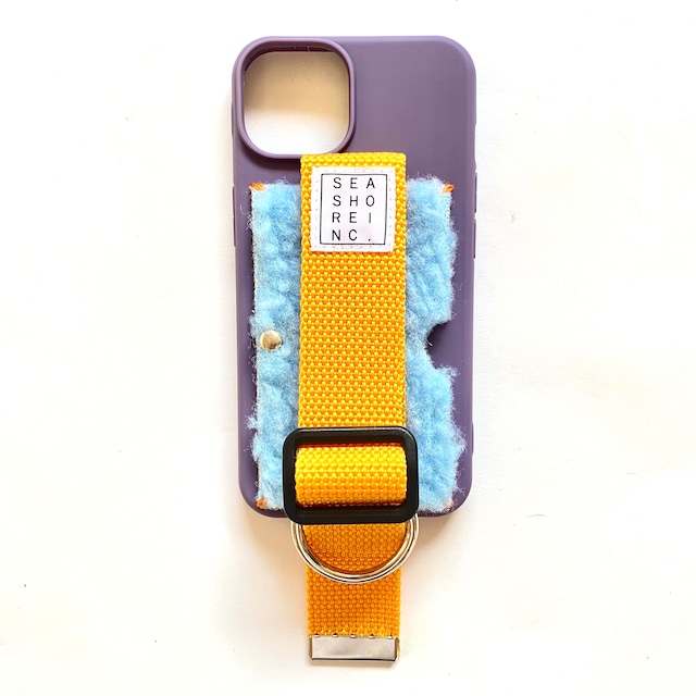 for iPhone【 animal 】purple × yellow