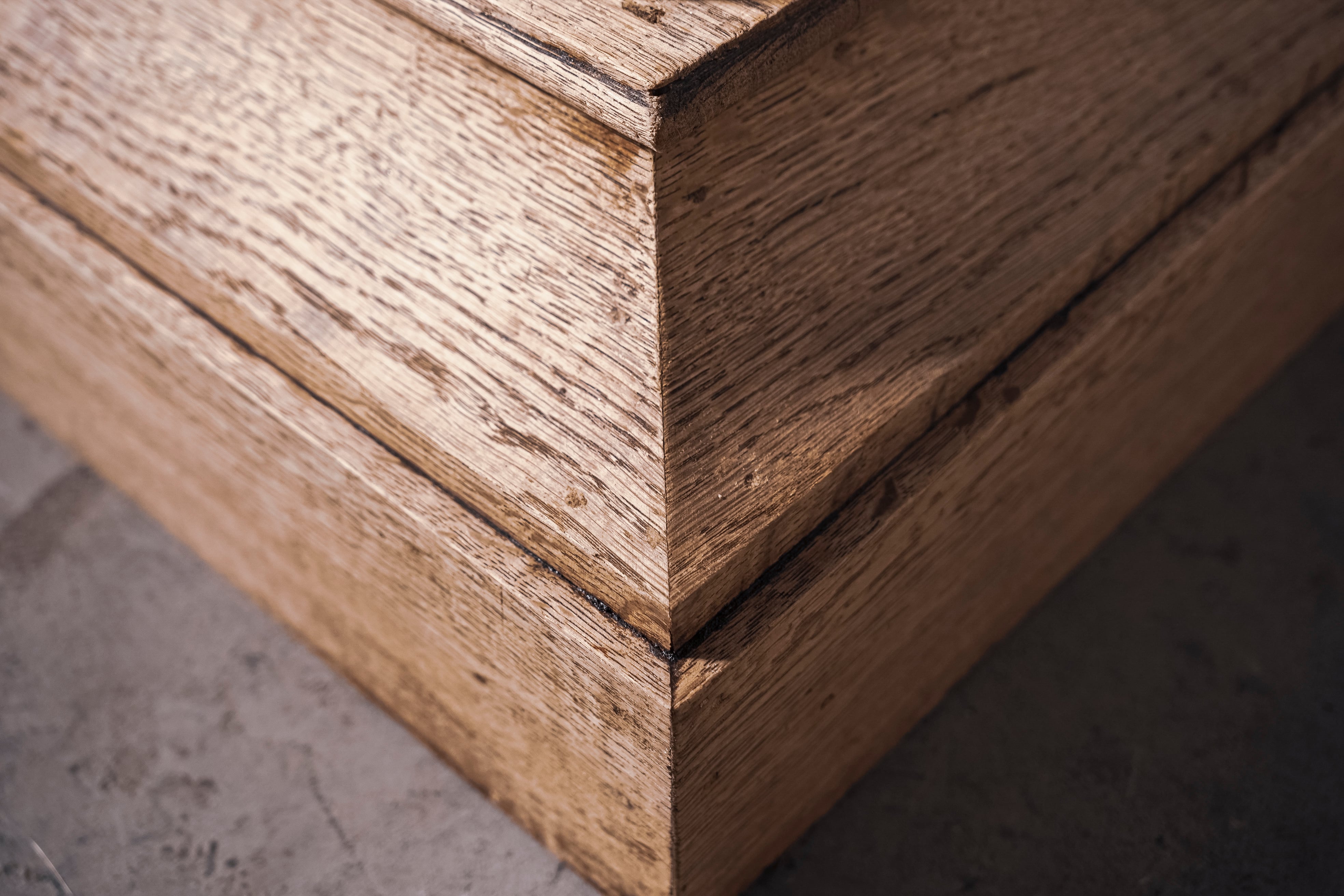 アンティークディスプレイスタンド/花台/ディスプレイ台/オーク材/飾り