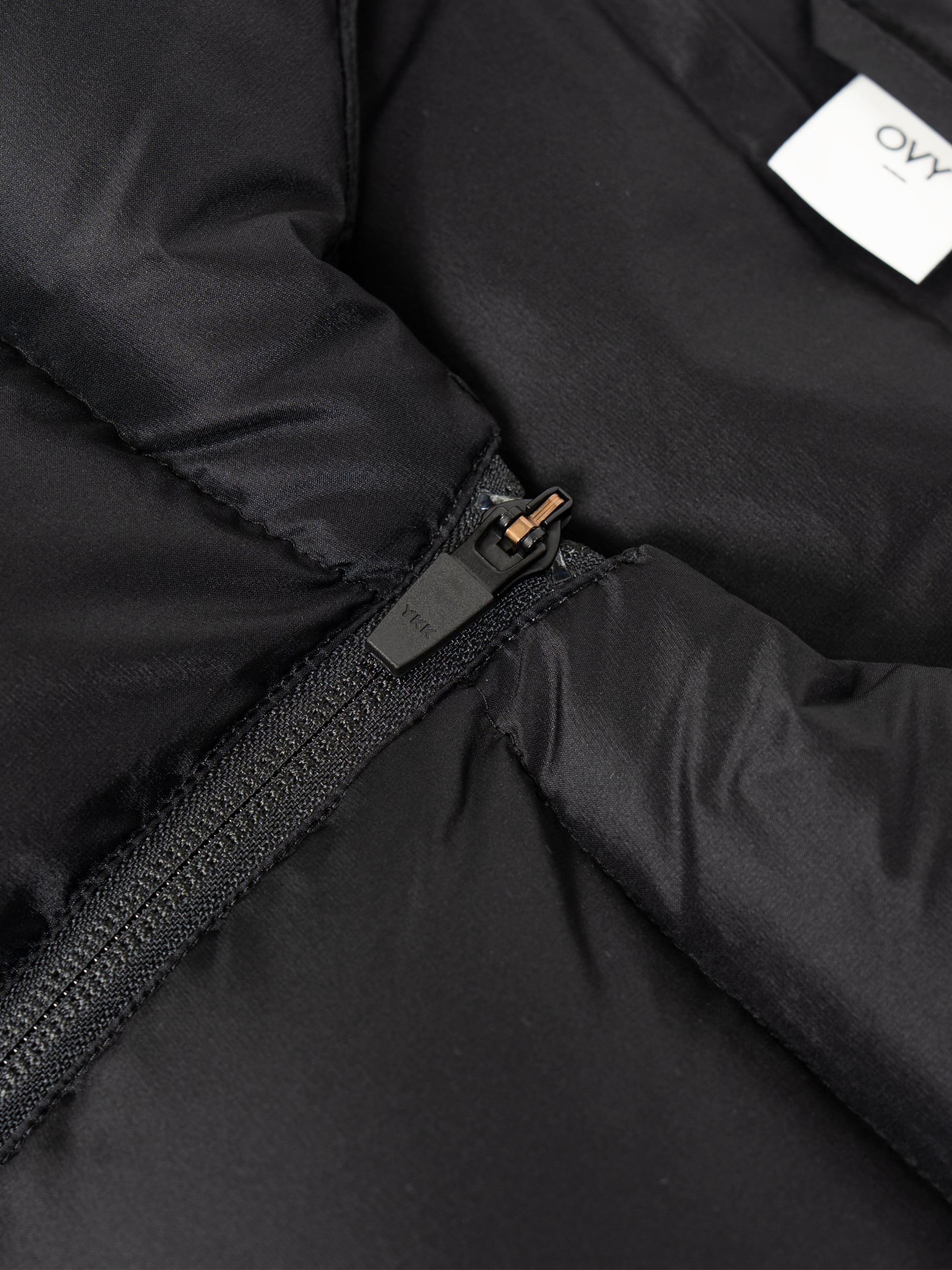 Collarless Goose Down Vest | OVY