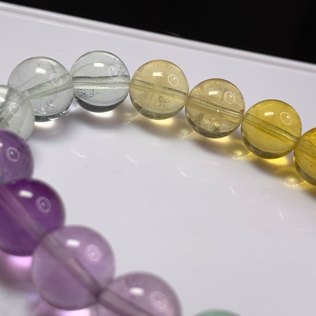 f07・2本限定✩キャンディフローライトブレスレット