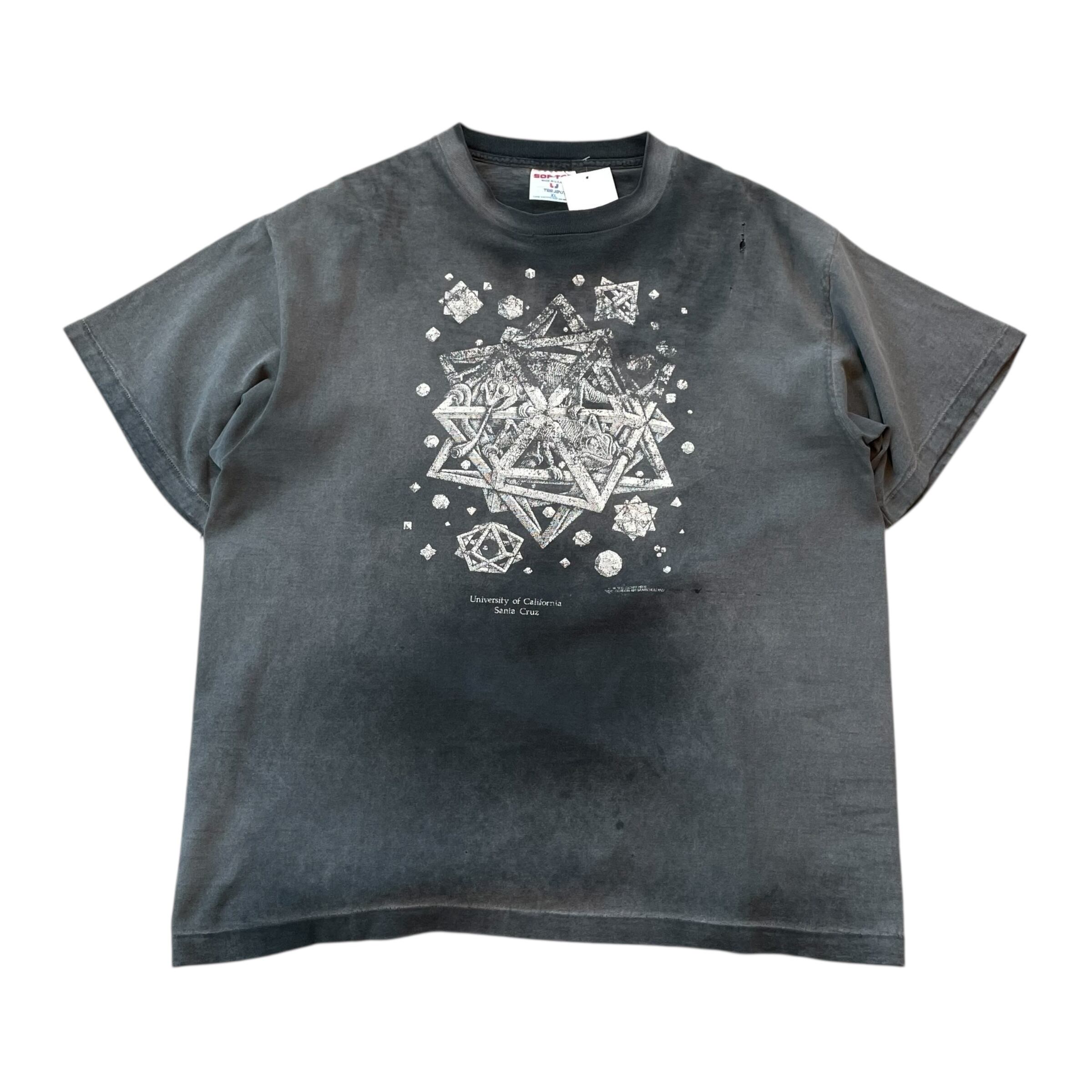 Special!! 1991s M.C.Escher beautiful sunfade T-shirt