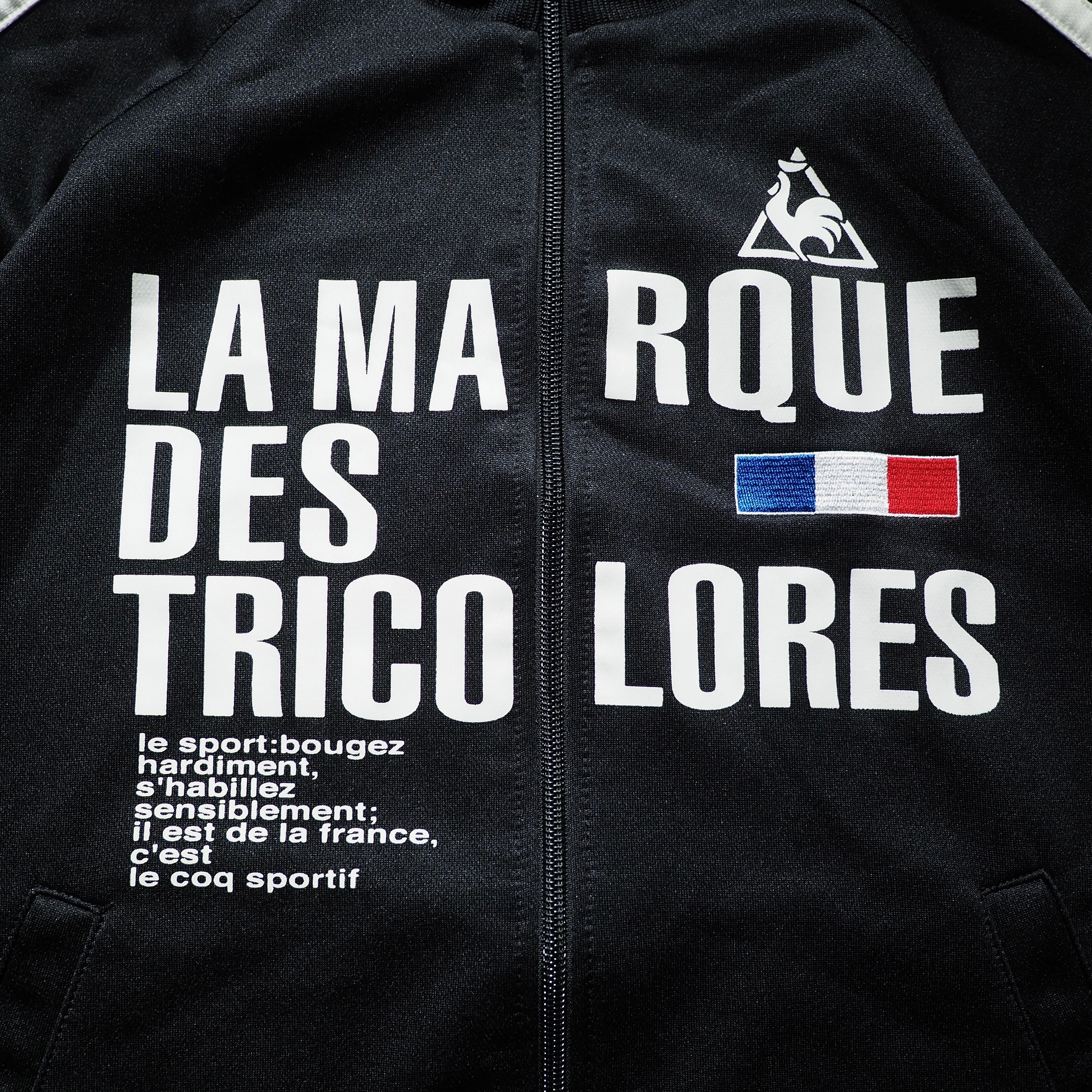 2000s " Le Coq Sportif " y2k taste Black track jacket