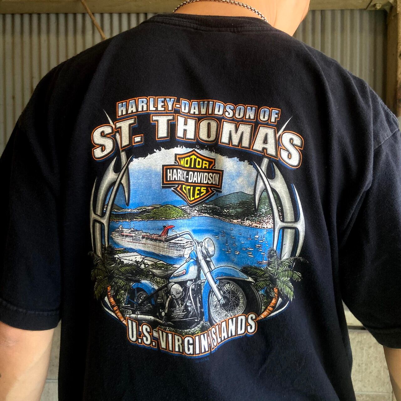 USA製 Harley-Davidson ハーレーダビッドソン オオカミ フロントロゴ