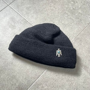 アメリカ軍 Watch Cap　ニット帽　ビーニー　バッチ付き　ナバホジュエリー