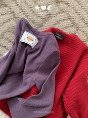 韓国子供服 / LALALAND / 26Autumn / ベベマカロン リブTシャツ / 秋服 / ベビー *6M~18M*