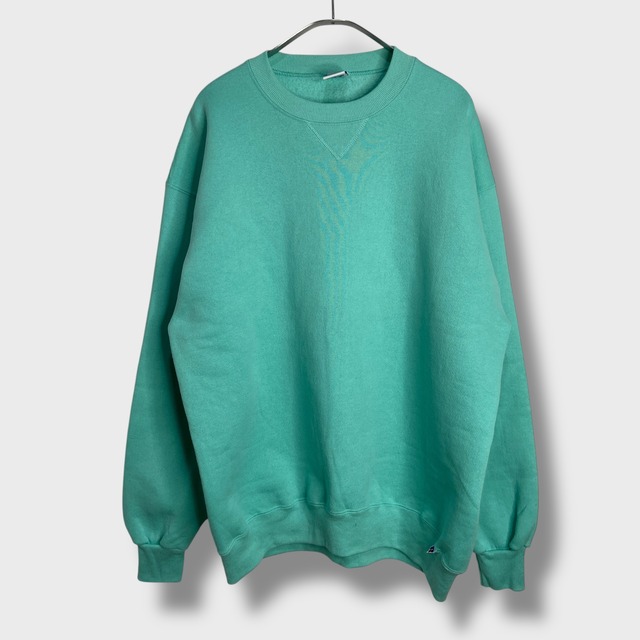 90s USA製　ラッセルアスレティック　ブランクスウェット　ティファニーブルー