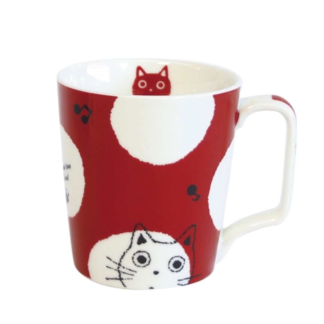 マグカップ| 猫 ねこ ネコ 猫雑貨 猫グッズ 猫柄 かわいい プレゼント 贈り物 おうち時間 おうちカフェ