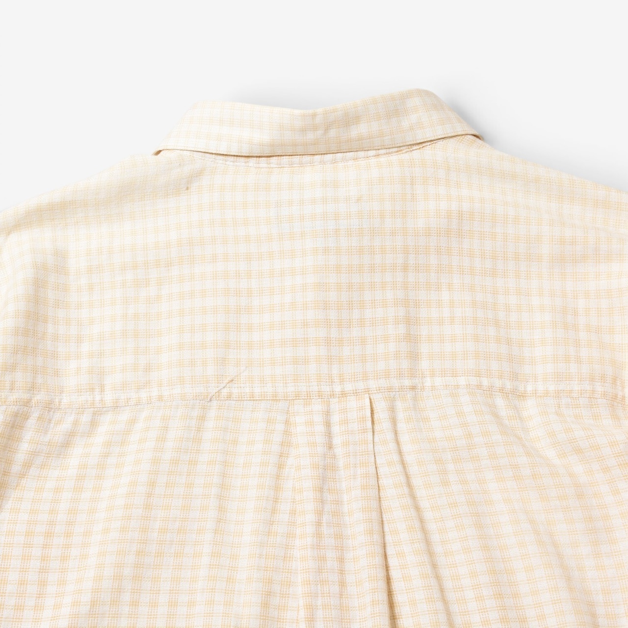 80〜90s YSL(Yves Saint Laurent)チェック コットン 長袖シャツ