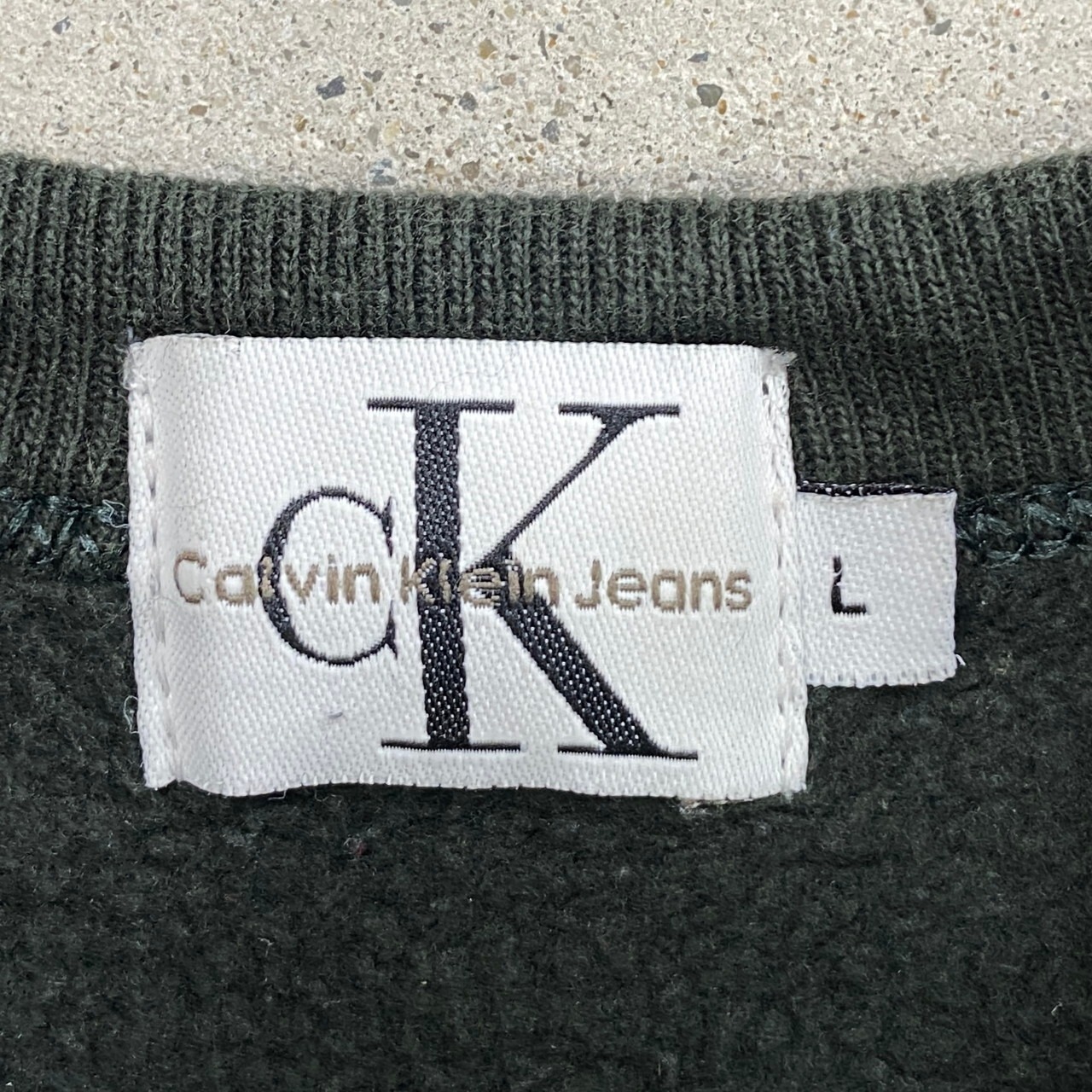 90年代 USA製 Calvin Klein Jeans カルバンクライン ビッグロゴ 