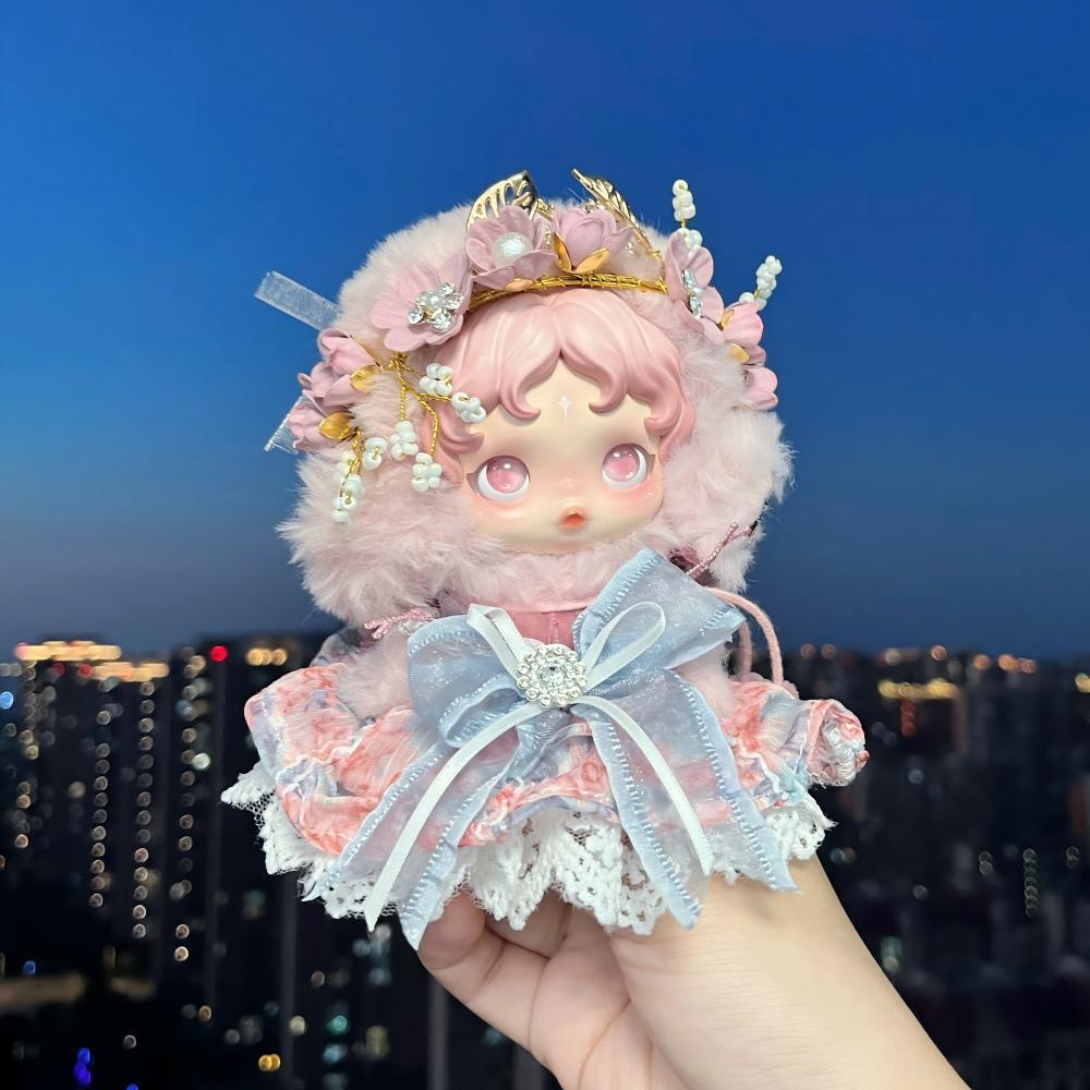 SKULLPANDA対応 ガーデンプリンセスワンピース+フラワーヘア