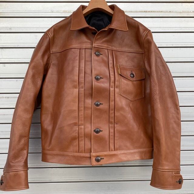 WAREHOUSE “Lot 2147 1ST TYPE LEATHER JACKET” ブラウン | JEANSHOUSE 