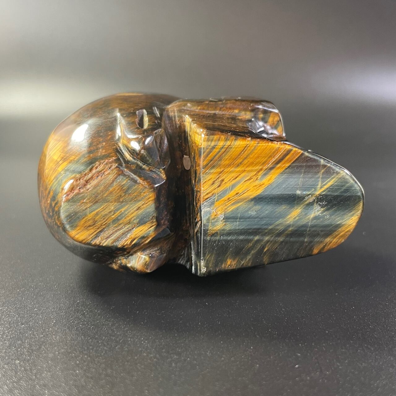 送料無料】タイガーアイ スカル【F01】 | Ka lewa stone