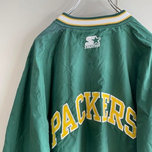 STARTER 　NFL Packers embroidery nylon jacket size XL 配送C　