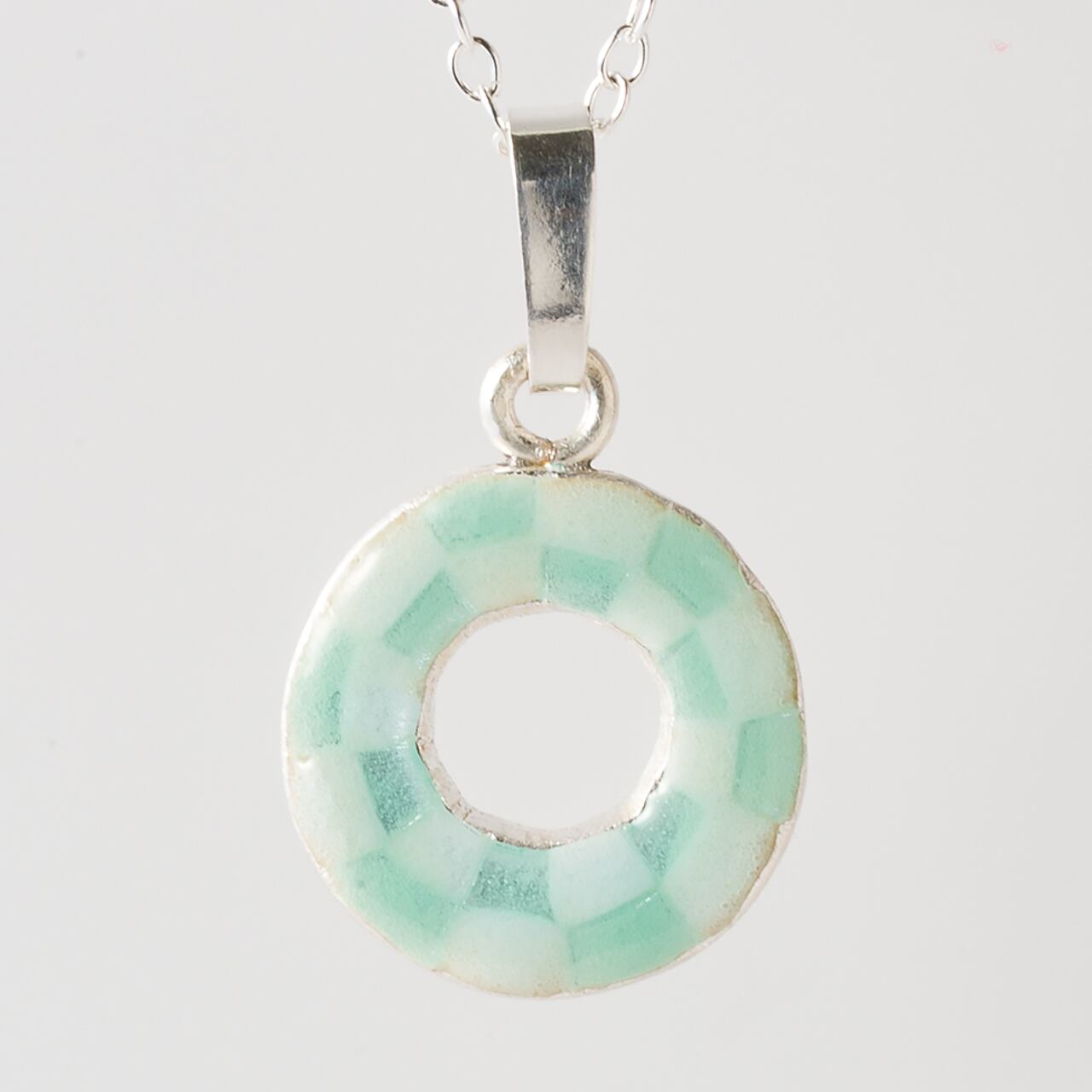 ORNAMENT aqua & clear - necklace -